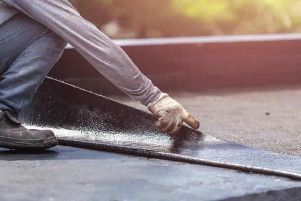 Professional Crawl Space Encapsulation technician working in Albion, NY